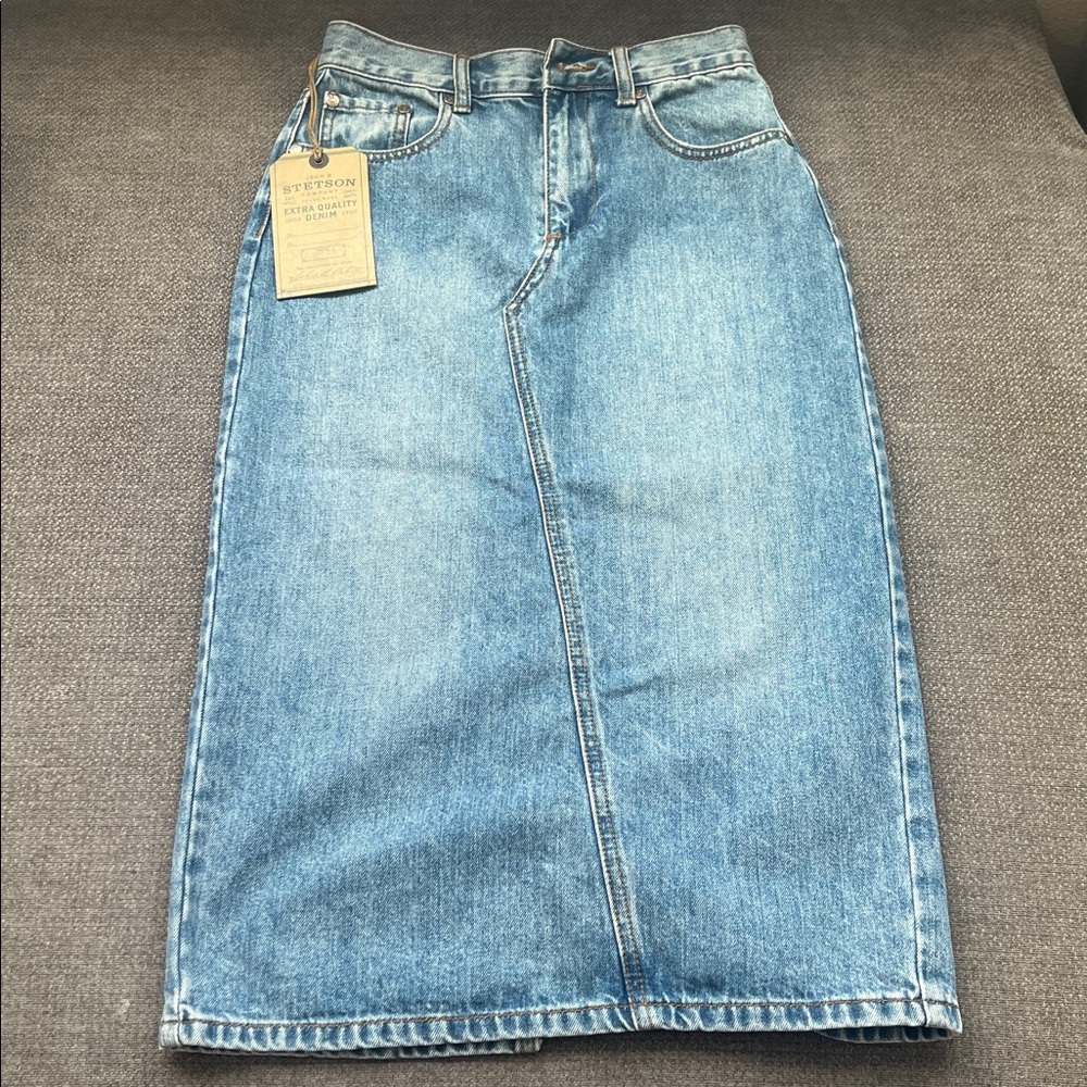 Stetson Blue Denim Skirt